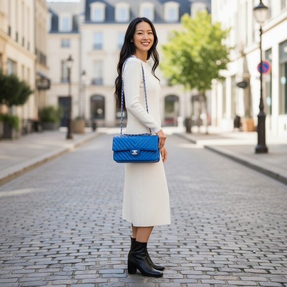 Chanel Chevron Classic Flap Medium - Picture 3 of 11